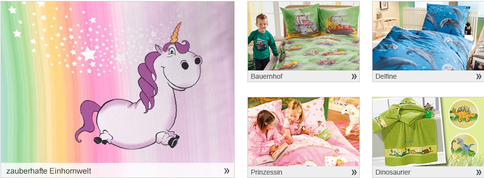 Produkte für Kinder im Erwin Müller Online-Shop