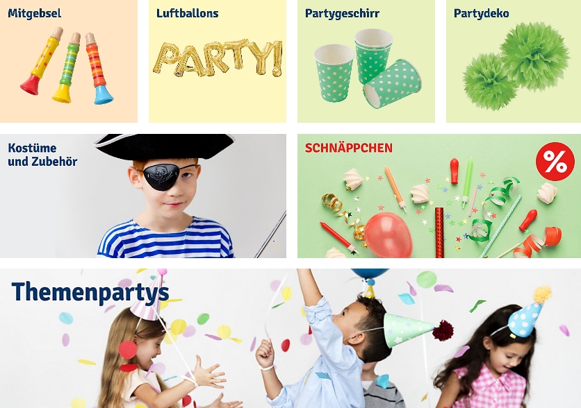 Kinderparty - Geschenkideen Deko - Tipps für Spiele, Rezepte myToys