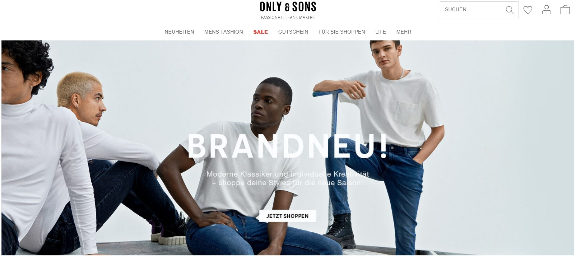 only sons men fashion