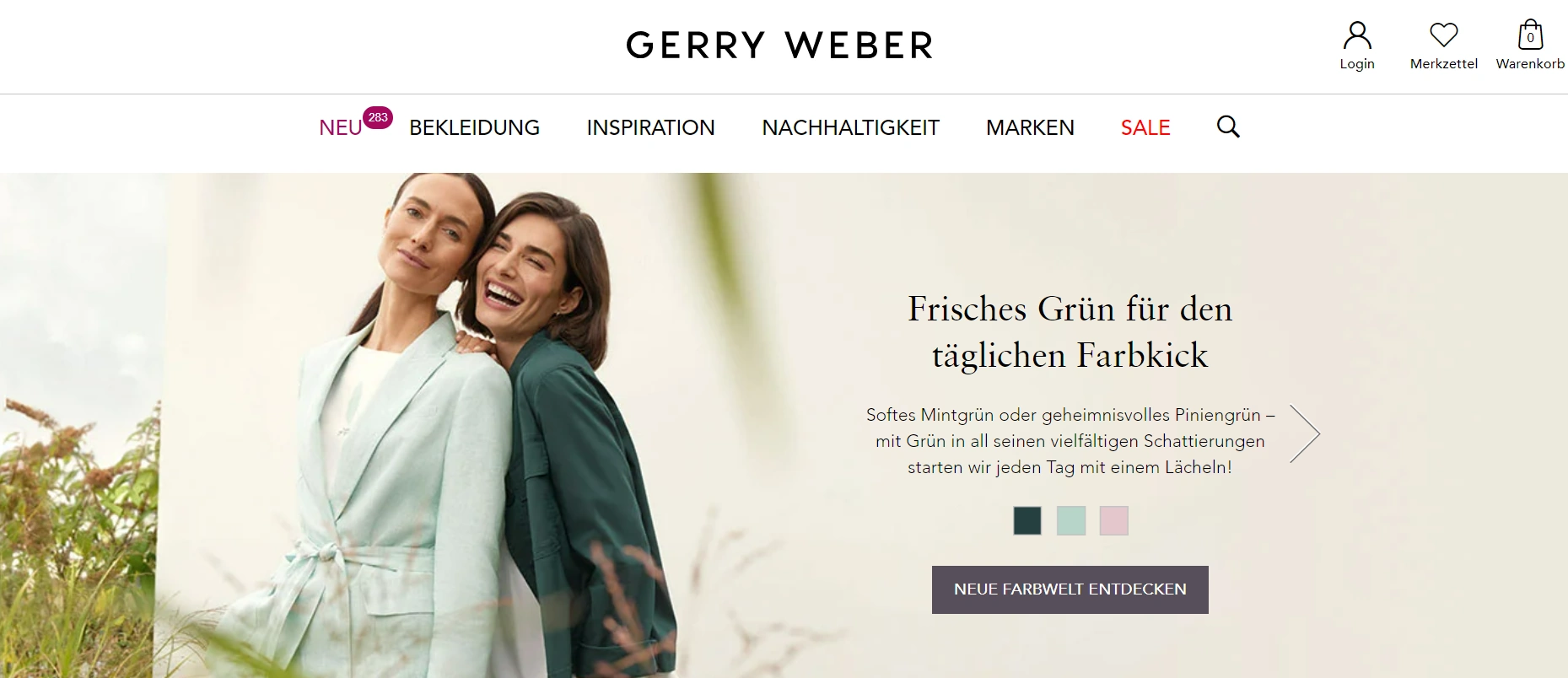 Gerry Weber Online Shop Größen
