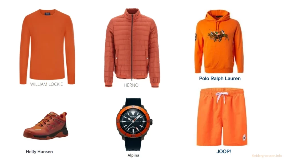 orange Herren mode shoppen