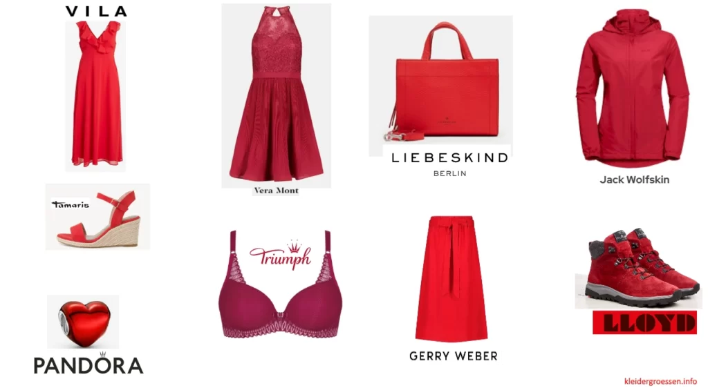 Rote Damen Mode online shoppen