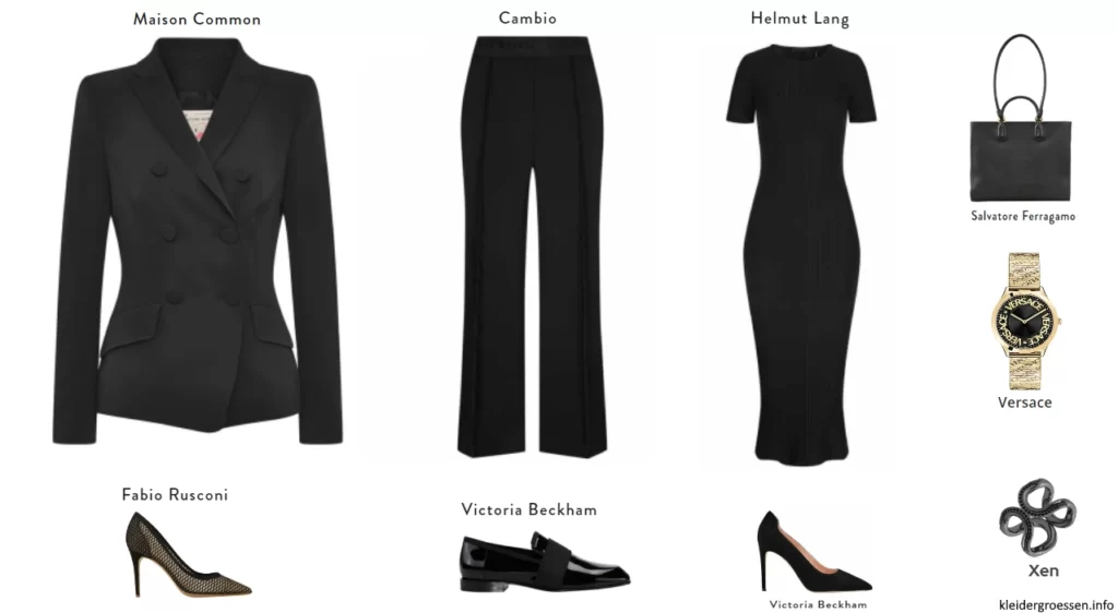 Schwarz Damen Mode online Shoppen