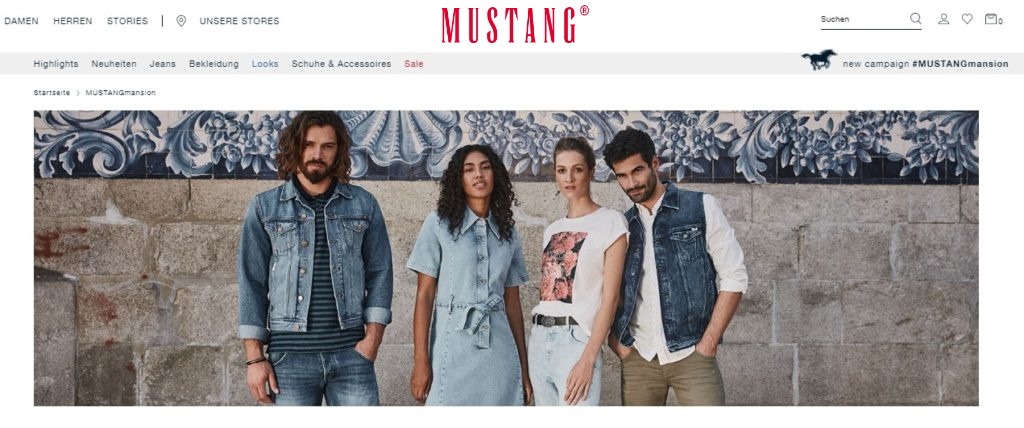 mustang jeans online