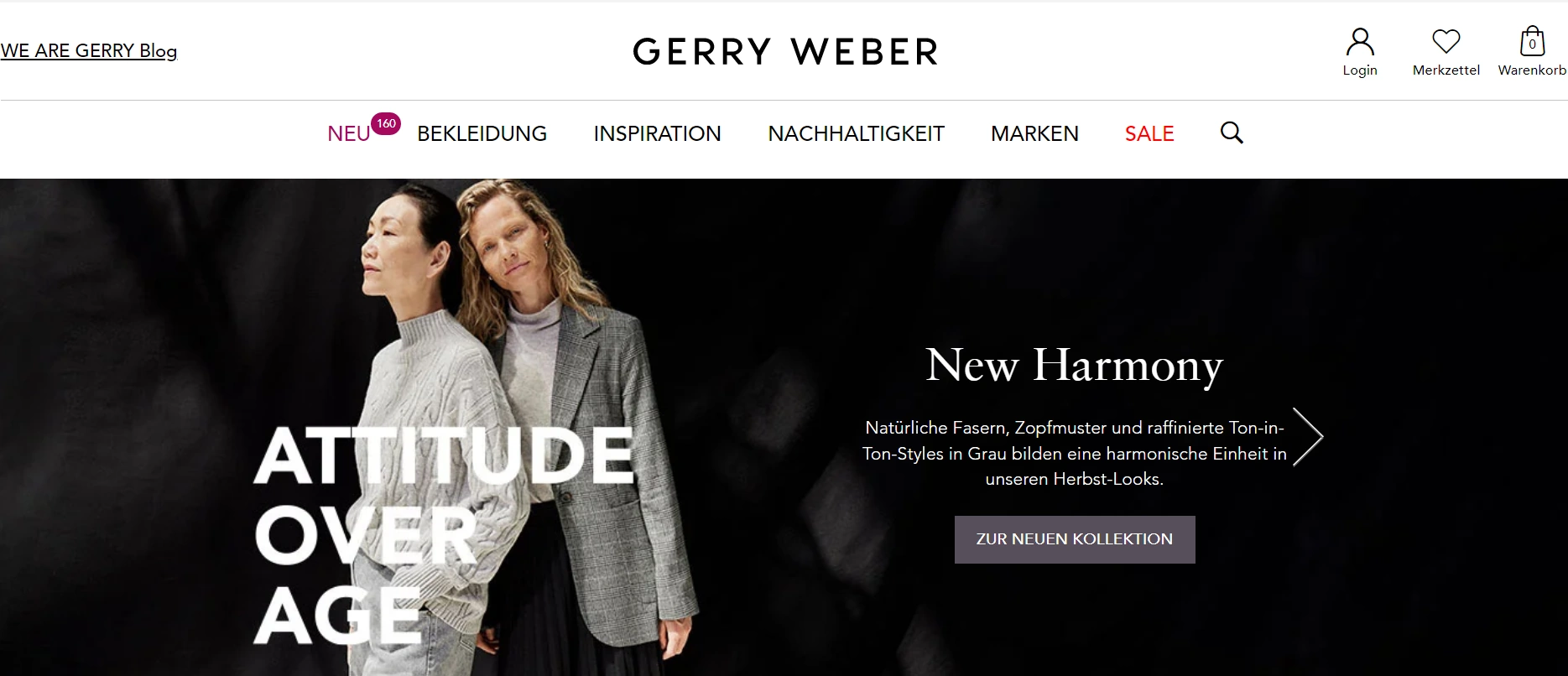Gerry Weber online Shop Größe