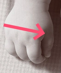Baby Handumfang messen für Handschuhgröße